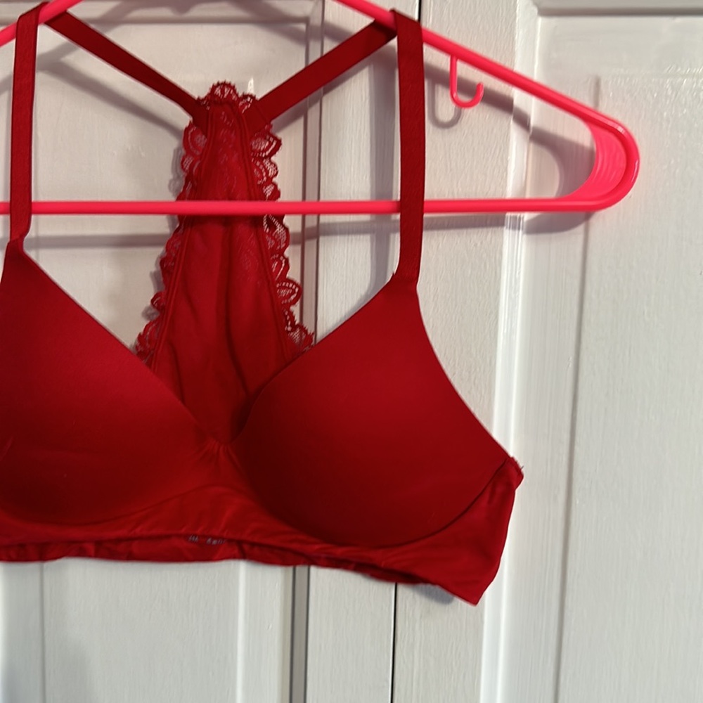 Aerie Red Bra 34A - Picture 2 of 5